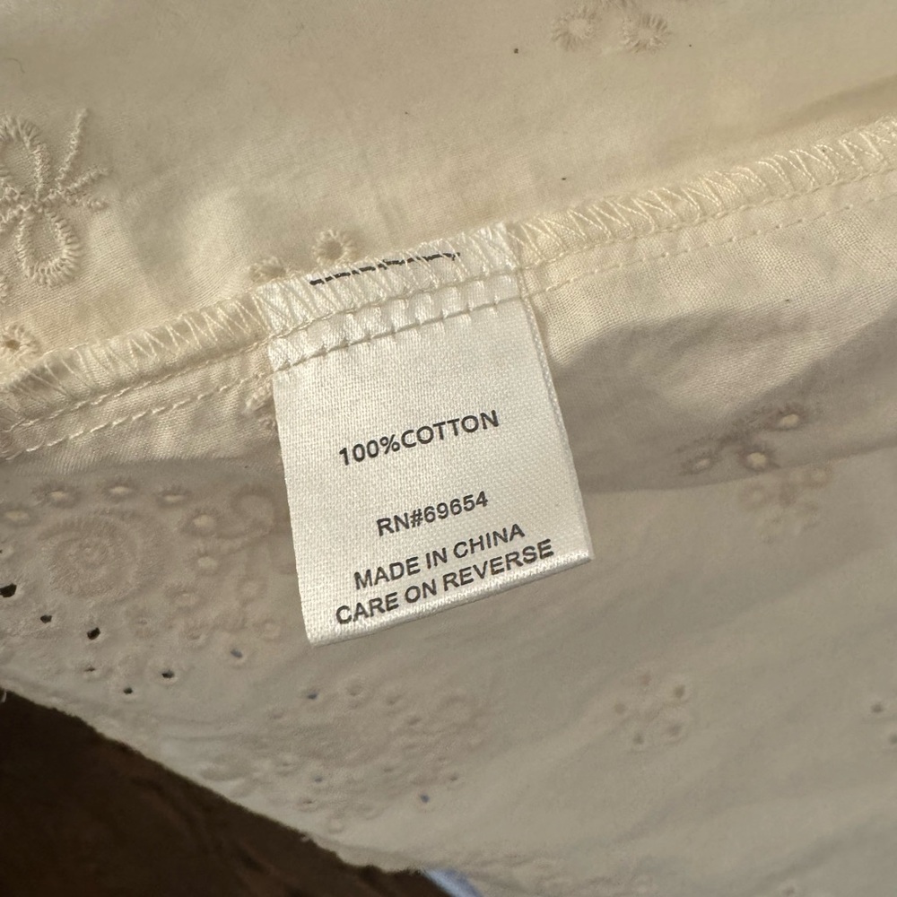 Women's Cream Crochet Tank Top - Lightweight Summer Layer - Picture 6 of 11